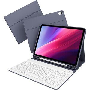 iPad Air Case with Keyboard for 11" 7th Gen & 10.9" 5th/4th Gen - Pencil Holder